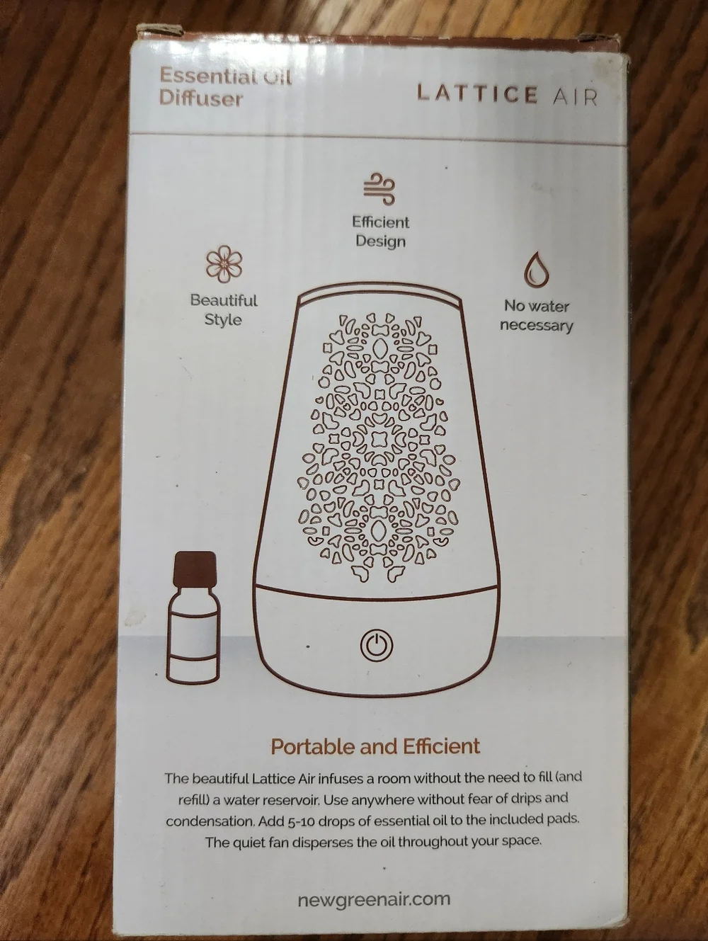 Lattice Air Essential Oil Diffuser - White